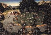 Lucas Cranach the Elder, Stag hunt of Elector Frederick the Wise